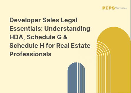 Developer Sales Legal Essentials: Understanding HDA, Schedule G & Schedule H for Real Estate Professionals course cover