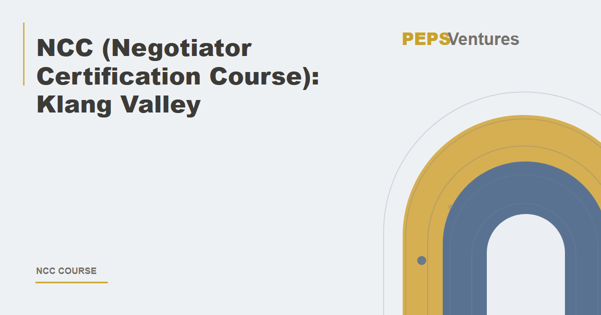 NCC (Negotiator Certification Course): Klang Valley, 6 & 7 June 2026 course cover