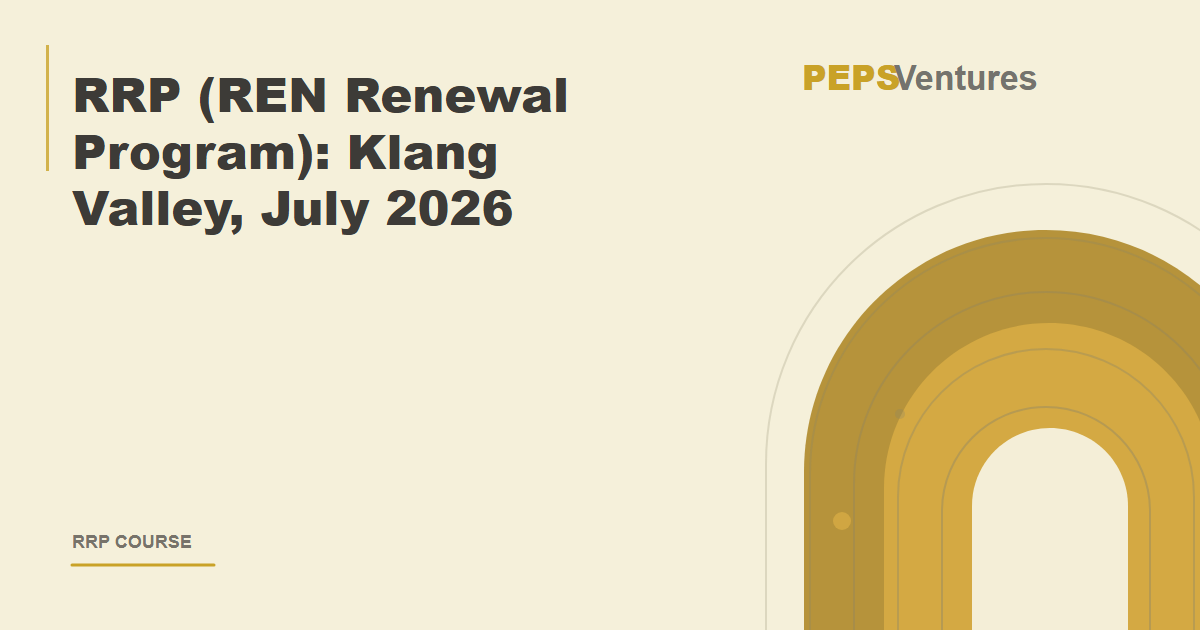 RRP (REN Renewal Program): Klang Valley, July 2026 course cover