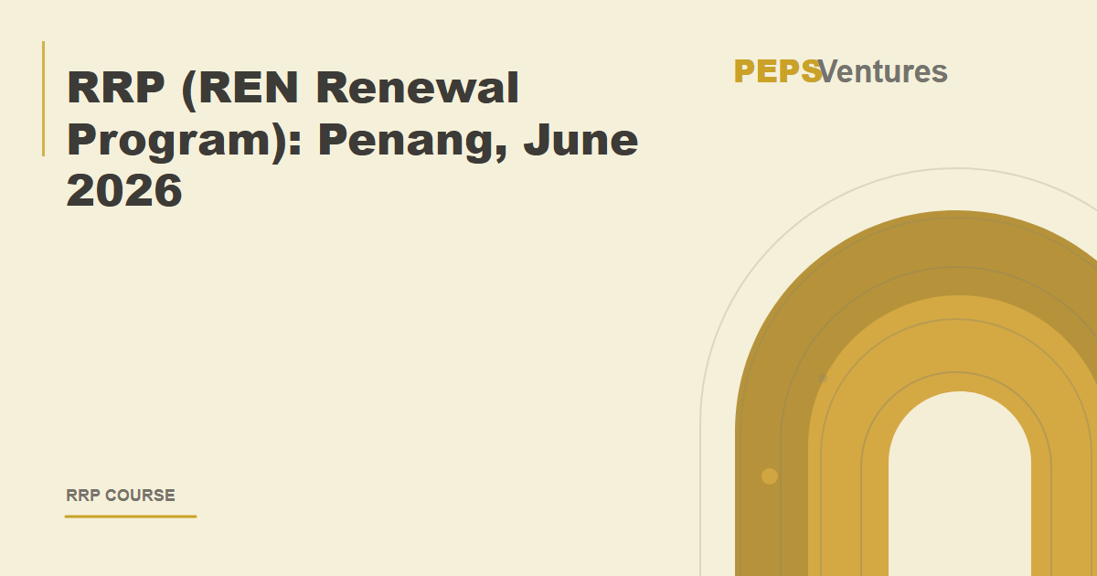 RRP (REN Renewal Program): Penang, June 2026 course cover