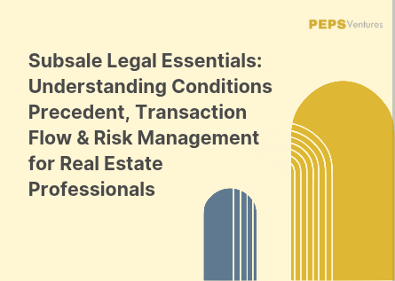 Subsale Legal Essentials: Understanding Conditions Precedent, Transaction Flow & Risk Management for Real Estate Professionals course cover